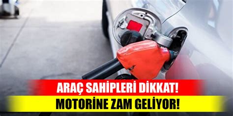 Araç sahipleri dikkat Motorine zam geliyor