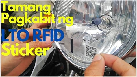 Lto Rfid Sticker Installation Youtube