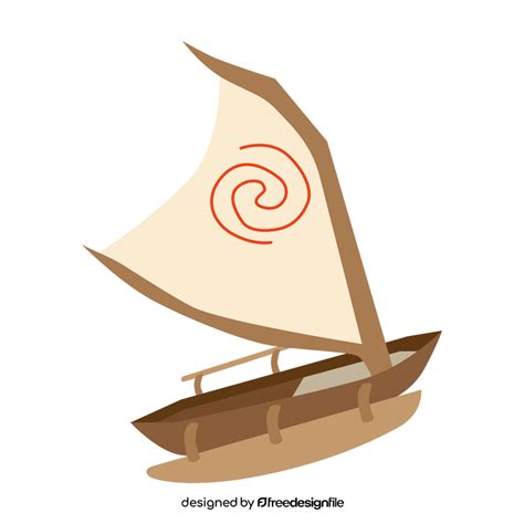 Moana ship, boat clipart free download