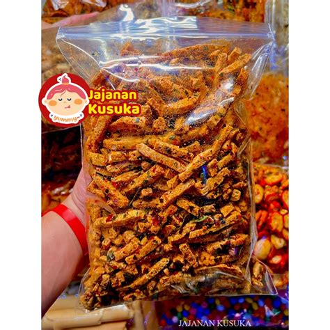 Jual Basreng Stik Pedas Daun Jeruk Gurih Isi Gram Shopee