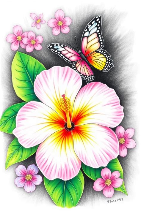 12 Hibiscus Drawing Ideas Various Styles Skill Levels