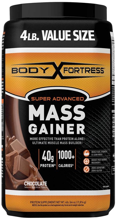 Body Fortress Super Advanced Whey Protein Powder Mass Gainer Gluten