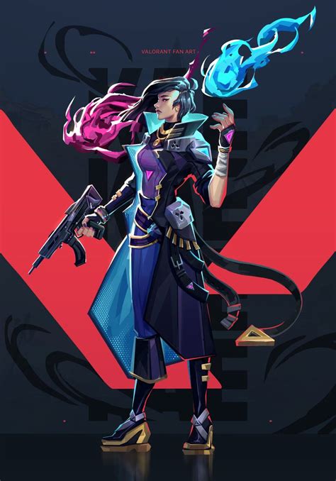 Artstation Kae Valorant Devin Yang Tekenen