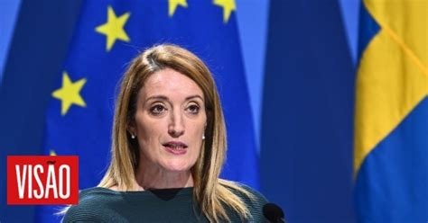 Vis O Presidente Do Parlamento Europeu Assume F Ria E Anuncia