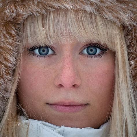 Swedish Girl With Fur Hat Color Swedish Girls Swedish Blonde Swedish Women