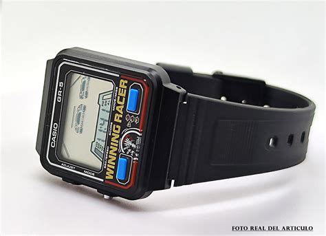 Vintage Watch Casio Game Gr Aka Winning Racer Qw Japan A O