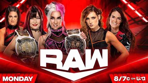 Wwe Raw Preview Women S Tag Team Title Match Miz Tv And More Wwe