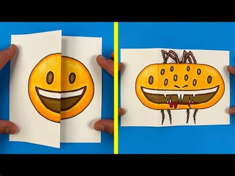 How To Draw Smile Emoji Folding Surprise YouTube