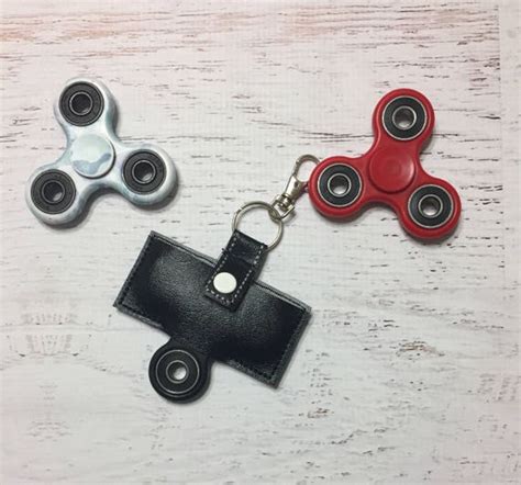 Items Similar To Fidget Spinner Case Key Chain Clip Fidget Spinner