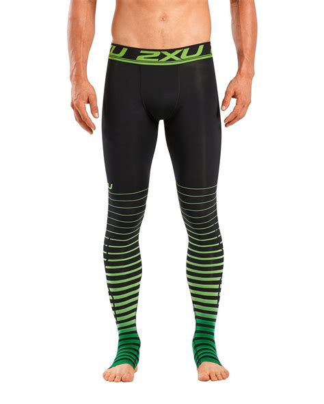 2xu Mens Elite Power Recovery Compression Tights Ma4417b P Sports