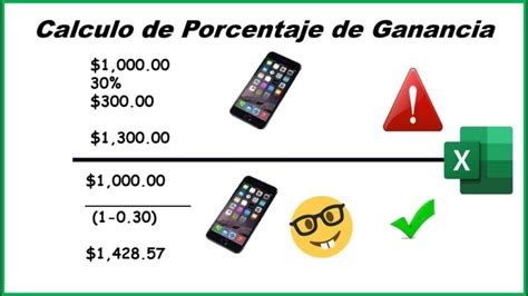 Aprende cómo calcular el porcentaje de ganancia en solo unos pasos