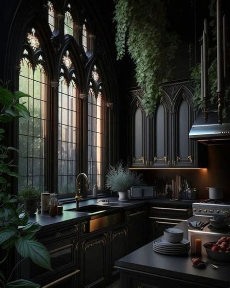Poison Nightmares Victorian Gothic Kitchen Design