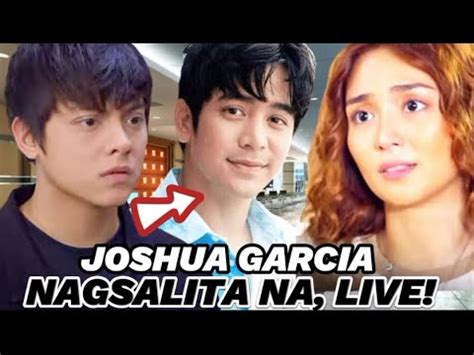 Live Joshua Garcia Nagsalita Na Patungkol Sa Binabatong Issue Ng