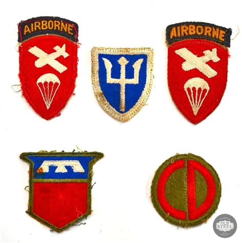 Wwii Us Military Unit Patches Auction