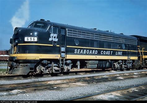 SCL 696 Seaboard Coast Line EMD FP7 At Jacksonville Florida By Roger