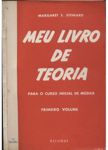 Sebo Do Messias Livro Meu Livro De Teoria Para O Curso Inicial De