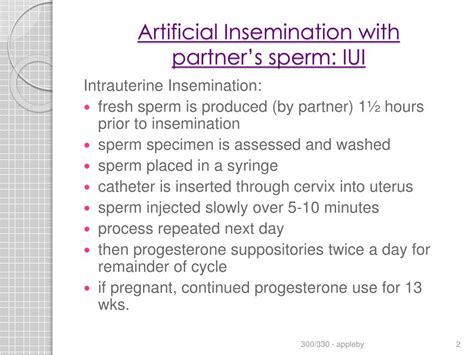 Ppt Artificial Insemination Rels 300 Nurs 330 15 January 2014