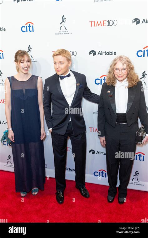 New York NY April 24 Emily Nestor Ronan Farrow And Mia Farrow