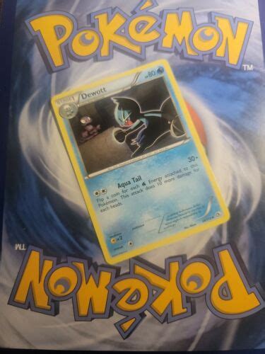 Pok Mon Tcg Dewott Legendary Treasures Regular Uncommon Ebay