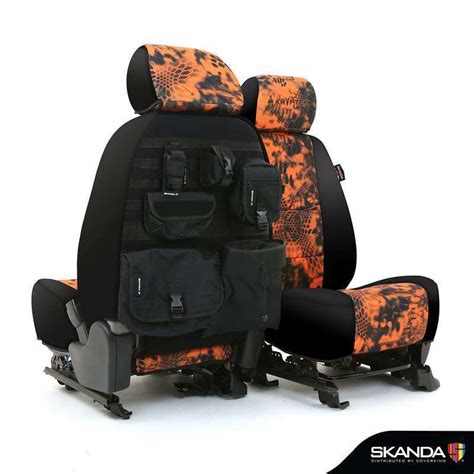 NEW Custom Fit Kryptek Inferno Neosupreme Tactical Camo Seat Covers W