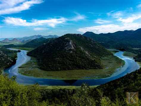 Rijeka Crnojevica River Bend, Skadar Lake, Montenegro