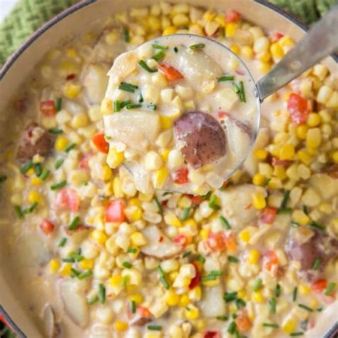 Sweet Corn Chowder Recipe