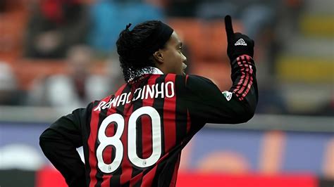 RONALDINHO GAÚCHO MILAN SKILLS GOALS YouTube