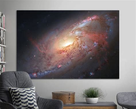 Galaxy Leinwand Wand Kunst Weltraum Wand Dekor Milchstraße Etsy de