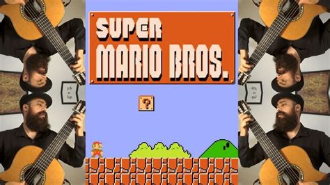 Super Mario Bros Guitar Overworld Theme Guitar Tabs Youtube