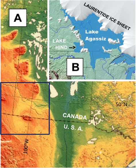 A Digital Elevation Model Of Regional Topography Lake Agassiz