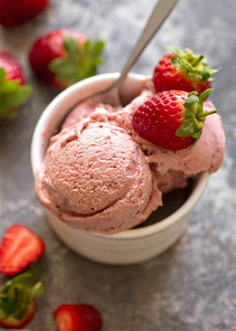 Strawberry Ice Cream No Churn Recipetin Eats