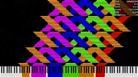 Midi Tetris Blocks Art V4 635 Million Youtube