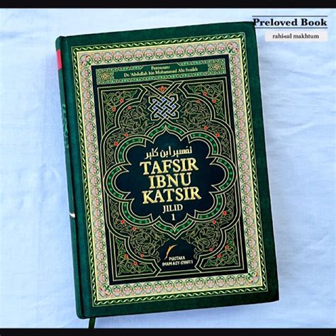 Jual Preloved Tafsir Ibnu Katsir Jilid Pustaka Imam Asy Syafii