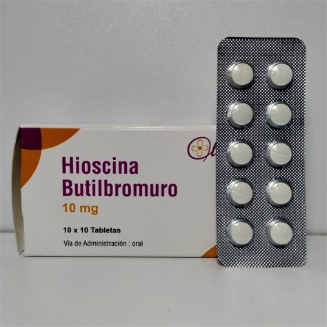 MEDICINA HIOSCINA BUTILBROMURO 10 MG X 10 TAB BLISTER LAND Sihay