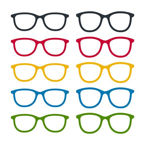 Eyeglasses Icon Set 638203 Vector Art At Vecteezy