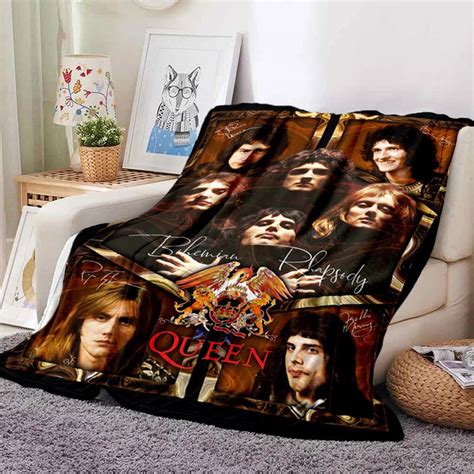 Freddie Mercury Fleece Blanket Ver01 Printlen