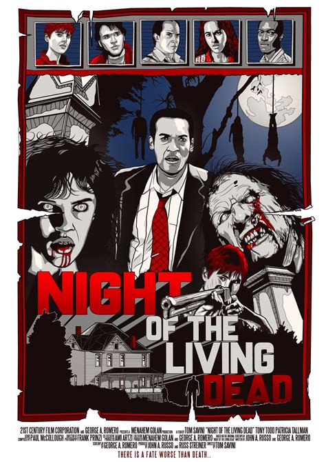 Night Of The Living Dead 1990 | Poster By NeonGoreUK