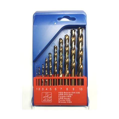 Mm Hss Cobalt Twist Drill Bit Set For Stainless Steel Hard Metal