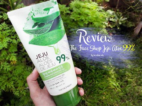 Review The Face Shop Jeju Aloe Fresh Soothing Gel Aloe Vera