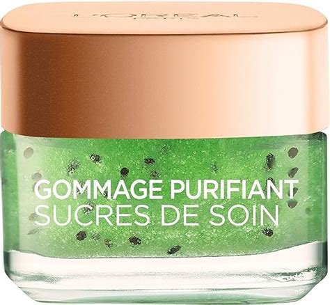 LOréal Paris Gommage Purifiant pour Le Visage Les Lèvres Sucres de