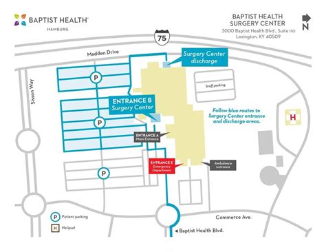 Baptist Health Surgery Center in Hamburg Campus Map - Baptist Health