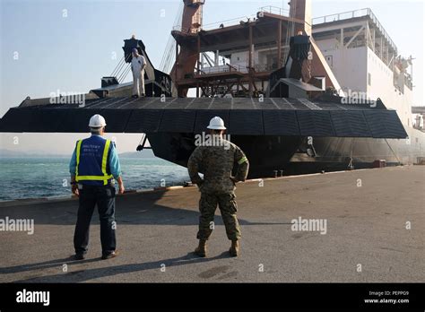 Military Sealift Commands Roll On Roll Off Ships Hi Res Stock