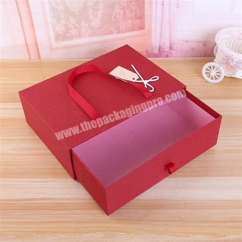 Customized Sliding Drawer Type Cardboard Bra Bikini Swimwear Box Swimsuit Paper Packaging Box