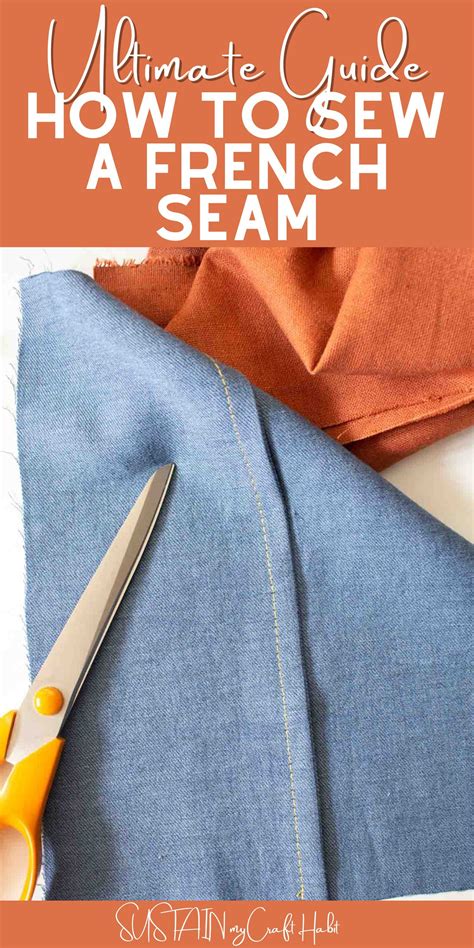 Ultimate Guide To Sewing A French Seam French Seam Sewing Seams Seam