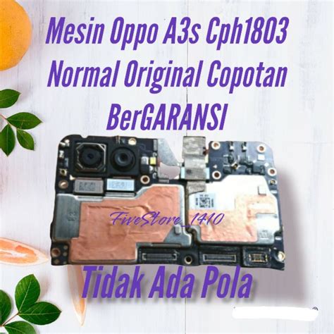 Jual Mesin Oppo A3s Cph 1803 Tidak Ada POLA Shopee Indonesia