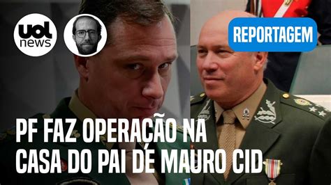 PF faz operação na casa do pai de Mauro Cid suspeita é venda de bens