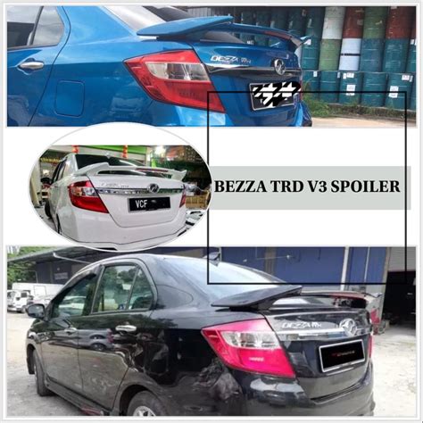 Perodua Bezza Trd V Spoiler Abs Shopee Malaysia