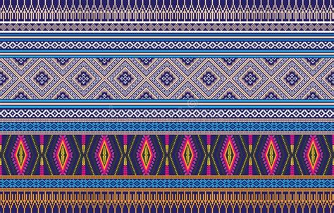 Tribal Pastel Multicolor Pastel Navajo Seamless Vector Pattern Aztec