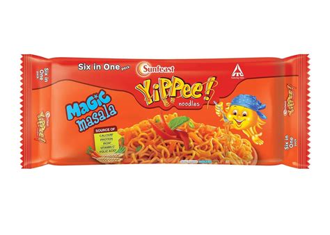 Sunfeast Yippee Magic Masala Long Slurpy Noodles With Real