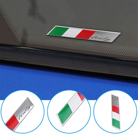 Other Decals & Emblems - Aluminum Car Decal Stickers Italy National ...